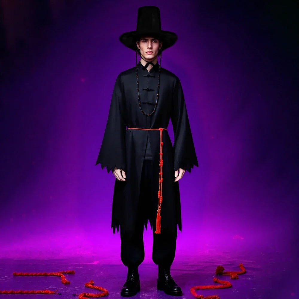 2025 Halloween Adult Saja Boy Jinu Cosplay Men Group Stage Performance Halloween Carnival Party Clothes Anime Full Sets Costume