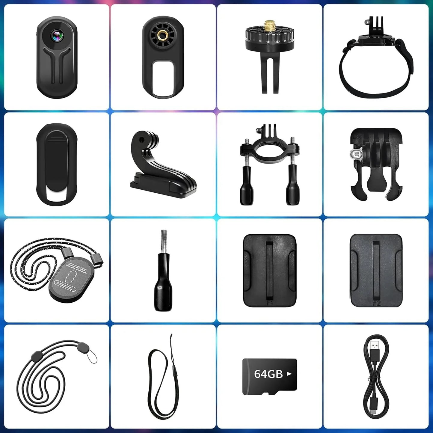 Outdoor Sports Camera 1080P Motorcycle Bike Filming Action Video Recording Body Cam