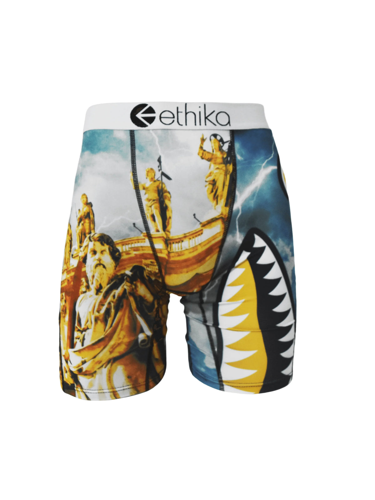 Men's Boxer Briefs Polyester Elastic Breathable Anti-Bacterial Underwear S-XXXL 1pc U-Convex Design Mid Waist Comfort for Men