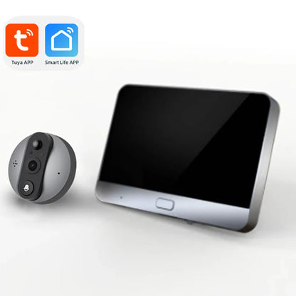 4.3 Inch IPS Screen 2MP 1080P Tuya APP WIFI Doorbell IR Night Vision Visual Doorbell Intercom Video Door Phone