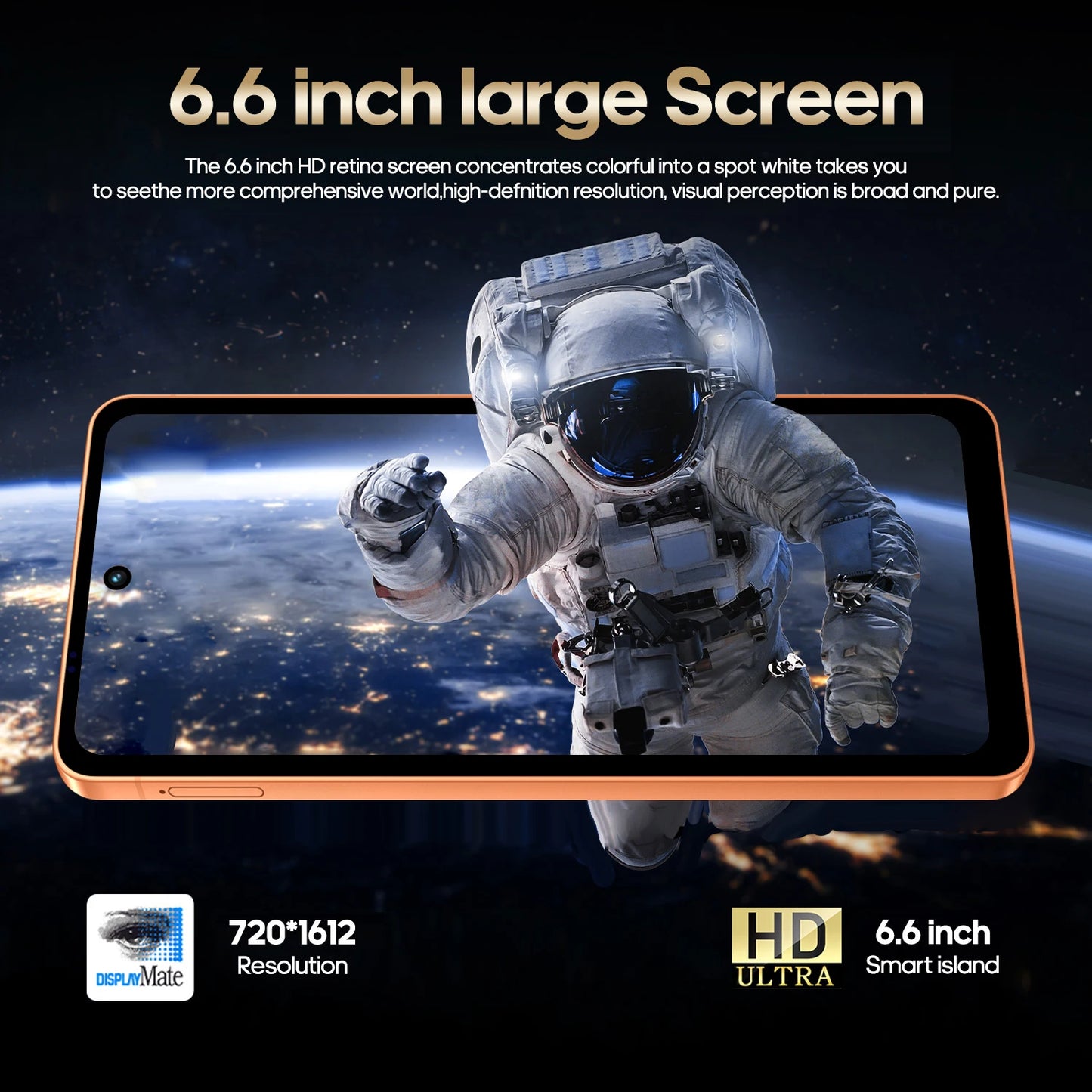 FUFFI S26 Pro Smartphone 5G LTE Android System 12GB RAM 512GB ROM 6.6' Display 16MP Camera Dual SIM With Play Store Mobile Phone
