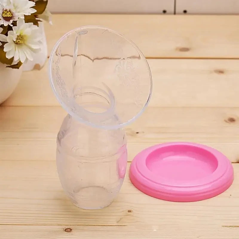 1PCS Baby Feeding Manual Breast Pump Partner Breast Collector Automatic Correction Breast Milk Silicone Pumps Maternity Products