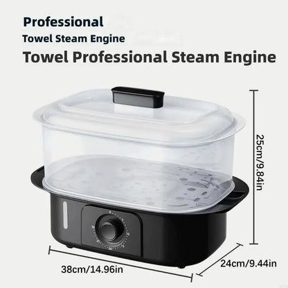 Professional 8L Towel Steamer Heats Wet Towels to 185F Quickly in 10 15 Minutes for Spa Use with Essential M4YD