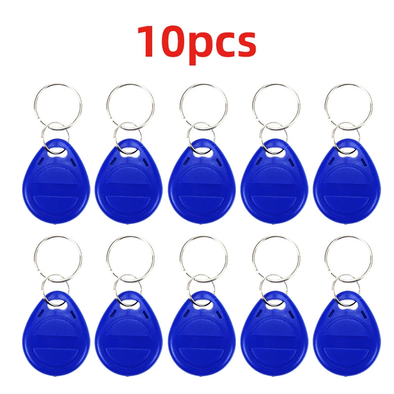 5YOA 10/20pcs 125KHz T5577 Keyfobs Rewritable Duplicate Tag 5200 Proximity Copy Access Card ID Token Ring RFID Cloner Keychain