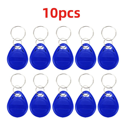 5YOA 10/20pcs 125KHz T5577 Keyfobs Rewritable Duplicate Tag 5200 Proximity Copy Access Card ID Token Ring RFID Cloner Keychain