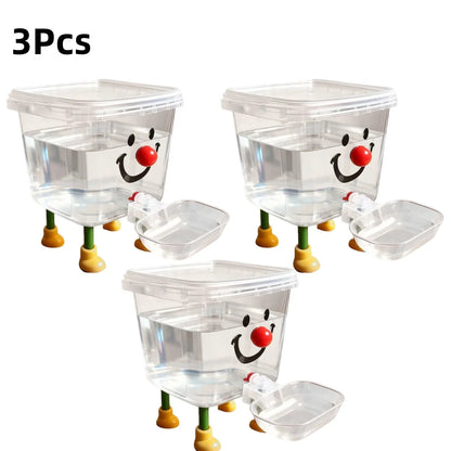 Pet Water Fountain Automatic Gravity Water Dispenser 3L Large Capacity Water Bowl for Cats Dogs Wireless Pet Drinker