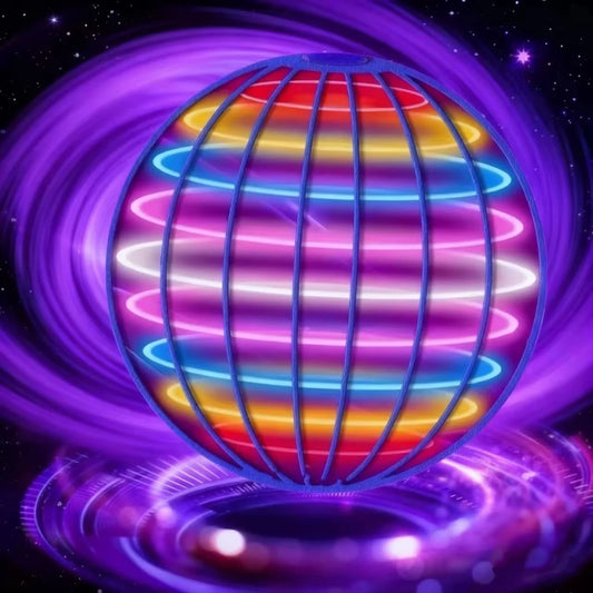 Boomerang Flyorb Magic Flying Ball with LED Lights Drone Hover Ball Fly Nova Orb Flying Spinner Fidget Toys Gift for Kids