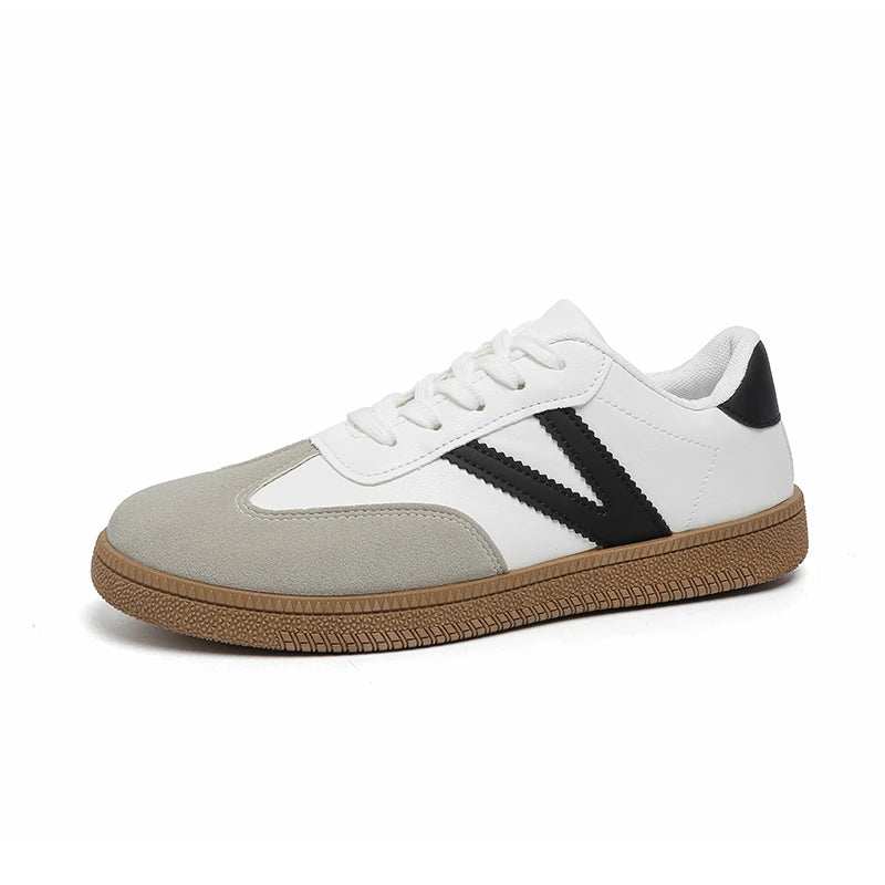 Shoes Woman 2025 Trend Casual Sneakers Comfortable Lace Up Flats Tennis Shoe Breathable Walking Jogging Shoe Zapatillas De Mujer