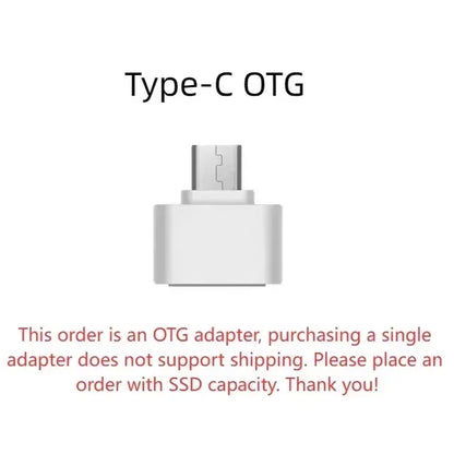 Mini Portable SSD 12TB High‑speed Authentic High‑performance for Desktop PC Mac Surveillance Monitoring Video File Data Storage