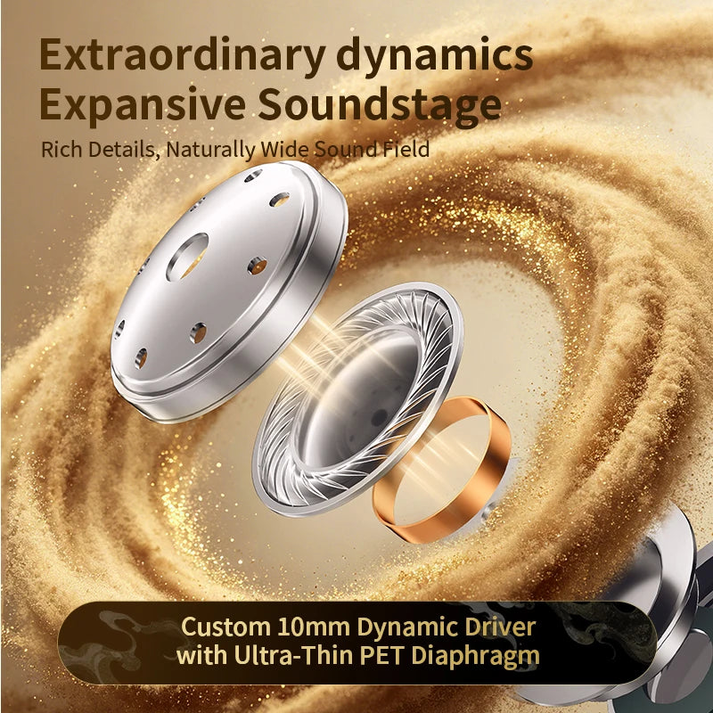 KBEAR K01 PRO Wukong HiFi Gaming Headphones Custom 10mm DD IEM  Earphones Detachable Cable Ergonomic Noise Isolation Earbuds