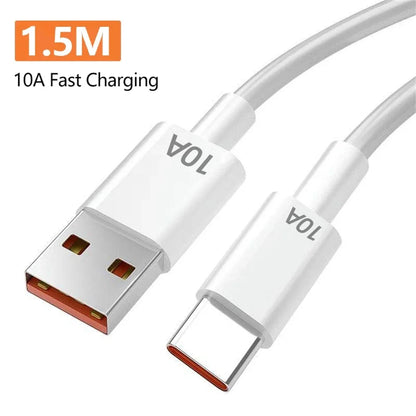 240W 5 in 1 USB C GaN Desktop Charger Fast Charge Phone Adapter 10A Type C Cable For iPhone Samsung Xiaomi EU/US/UK Plug Charger