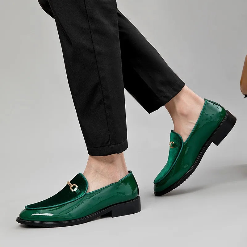 luxury office shoes for man golden wedding dress loafers shoes for man formal shoes on for man official zapatos elegantes hombre