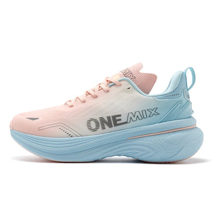 ONEMIX Bumper Max Jogging Running Shoes Unisex Lightweight Sneakers Road Wear-Resistant Fashion Sports Fitness Shoes