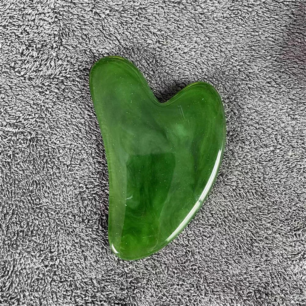 Heart Shape Face SPA Massage Facial Beauty Scraping Massage Face Massager Guasha Board Massager for Face Body Beauty Healty Tool