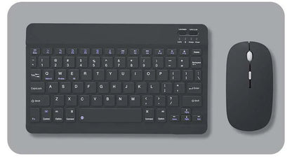 with Bluetooth Keyboard Mouse for Oukitel RT8 RT7 RT6 RT3 RT10 78Key Rechargeable Wireless 10inch Keyboard Mice Set Combo