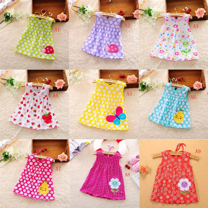 Hot Sale Cotton Romper Dress Baby Girls Sister Kids Dresses Cotton Newborn Costum Regular Sleeveless A-Line Girl Dresses