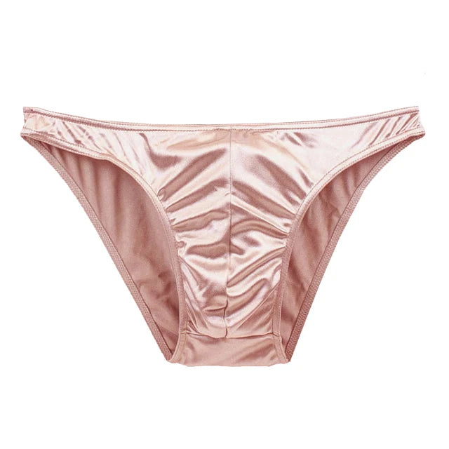 Men's Panties Couple Underwear Men Large Size Pant  Gay Comfortable Sexy Underpants High Quality Briefs Satin Silky Multicolor