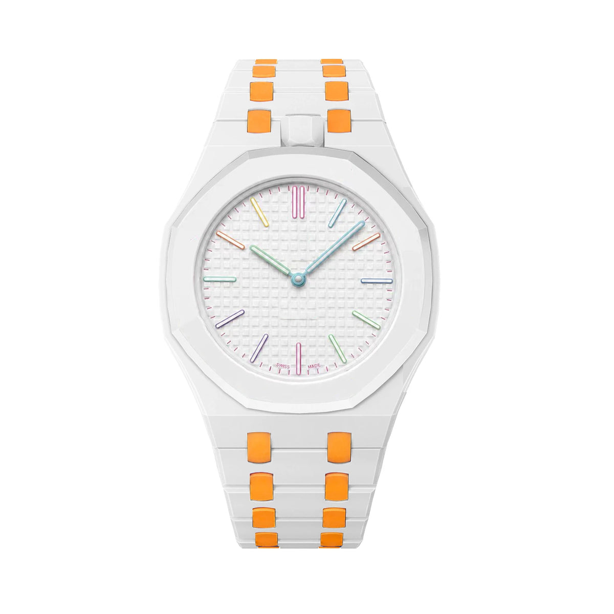 Bioceramic Strap＋Case For Swatch x AP Royal Pop Modification Kit Bracelet Replacement Biomaterials Band For Royal Pop Accessory