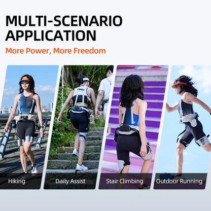 Lightweight Outdoor Powered Exoskeleton Robot Walking Hiking Climbing Load Bearing Assistance For Outdoor Enthusiasts