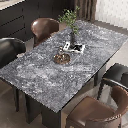Marble pattern tablecloth custom square rectangle table cover office Decor desk mat waterproof leather table linen protector
