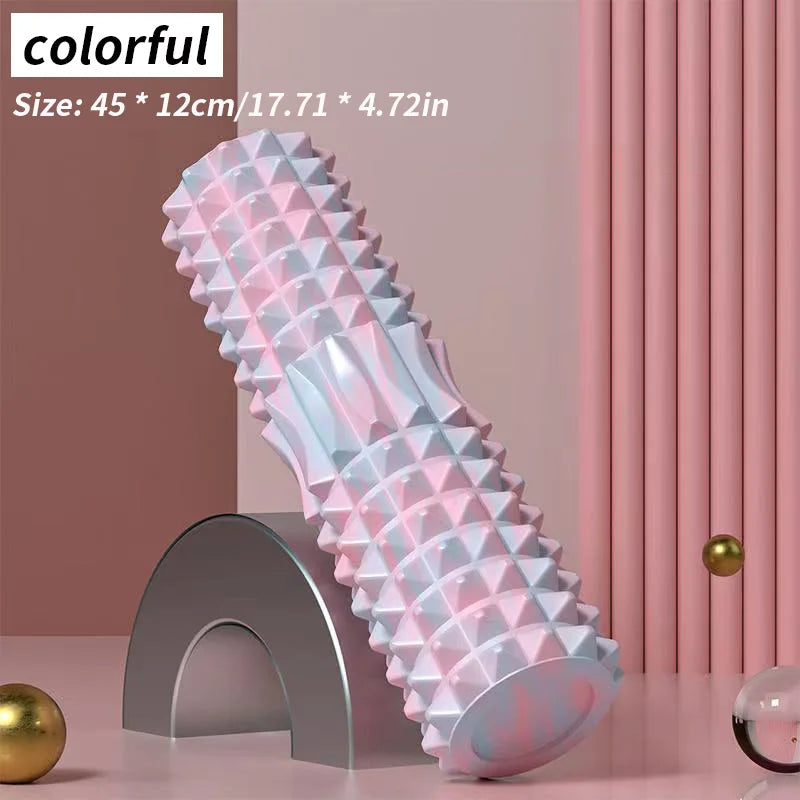 Solid massage roller foam axis massage roller - auxiliary massage muscle relaxation massage stick exercise fitness relaxation ar