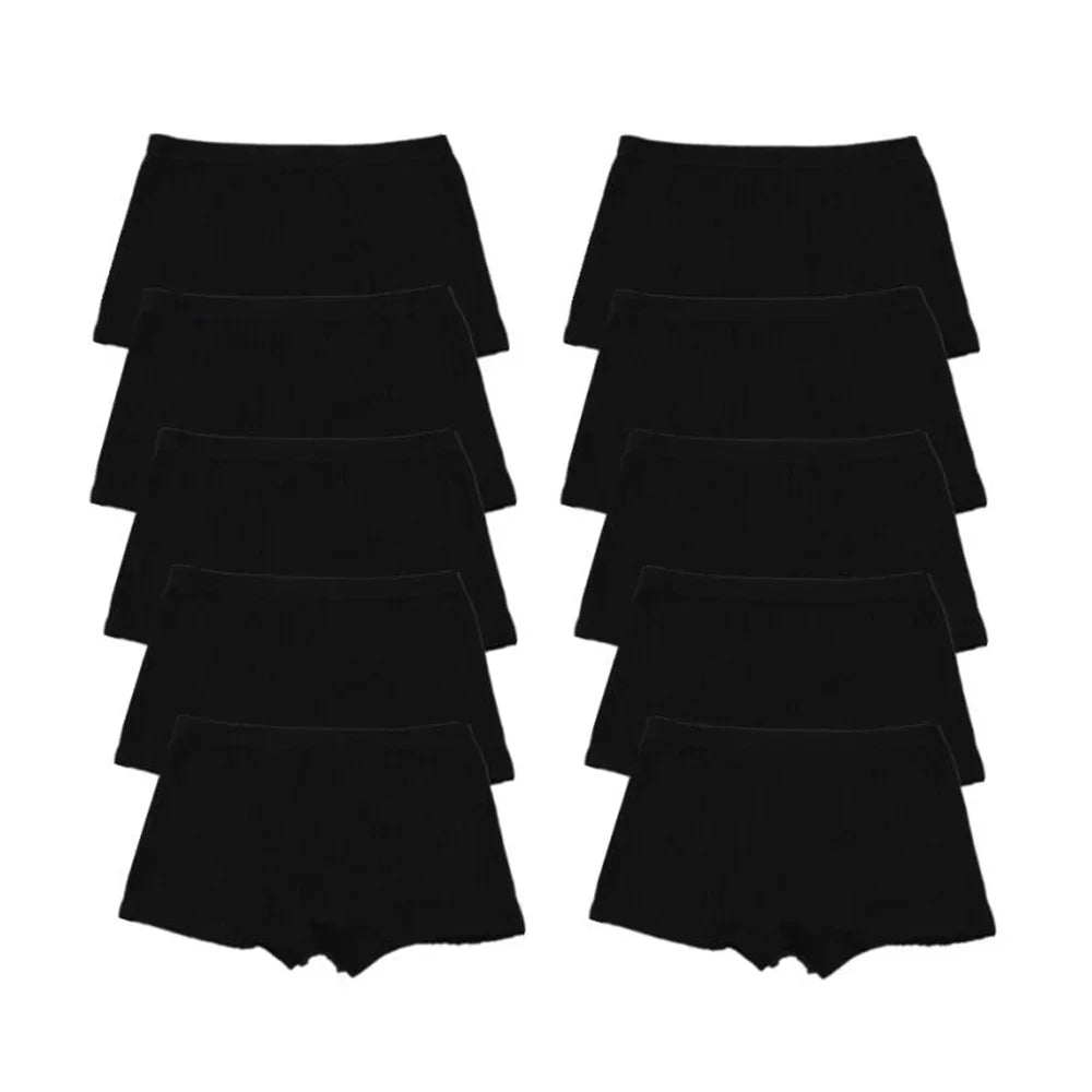 10PCS Fast Shipping M-XL 95% Cotton Boxer Shorts Women Sports Panties Yoga Panty for Female Underpants