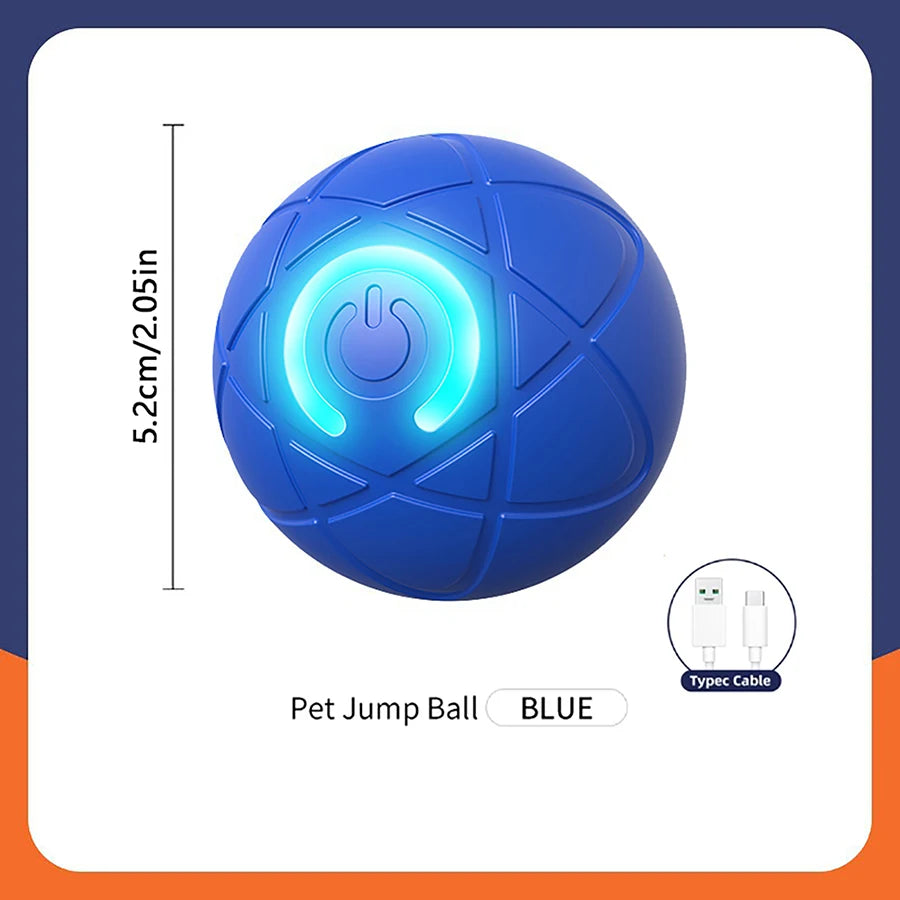 Pet Automatic Rolling Ball Toy Shaky Ball Toy for Dogs Auto Rolling Ball Toys for Puppy USB Rechargeable Interactive Dog Toys