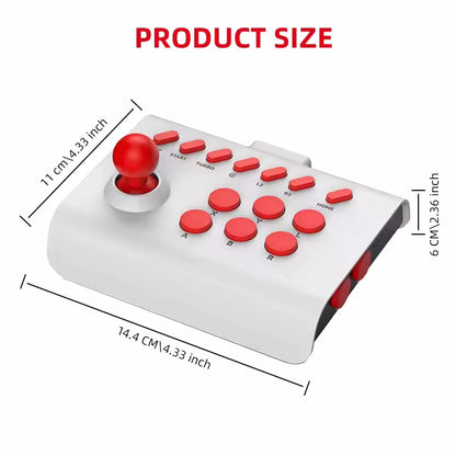 Arcade Gamepad Bluetooth Controller For Switch PS4 PS3 Mobile Android IOS iPhone PC TV Joystick Wireless Gaming Control Game Pad