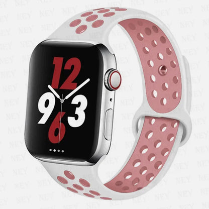 Silicone Sport Straps For Apple Watch 10 Band 45mm 44mm Ultra2 49mm 38/40mm 41mm 42 46mm Bracelet iWatch Series 8 7 6 4 5 3 9 SE