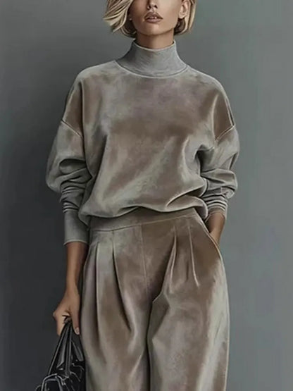 2 Pieces Women's Sets 2026 Spring Autumn Pullover Suit Long Sleeve Tops And Pants Suits Two Piece Set Tracksuit Outfit