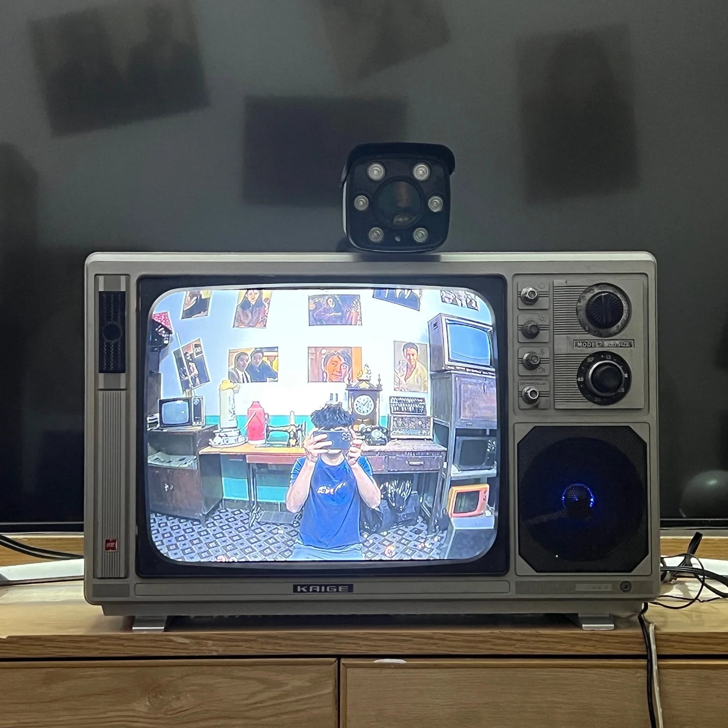 99% new Playable black and white TV vintage