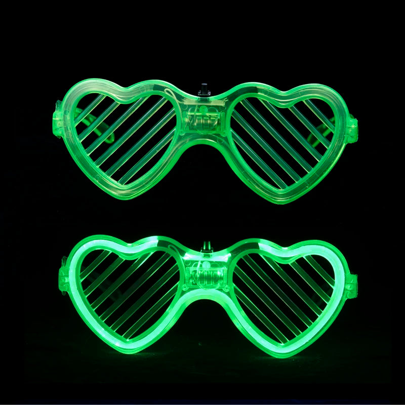 5/10/15/20/30 Pcs Led Neon Party Glasses Light Up Sunglasses Glow in the Dark Glasses for Kids Adults Party Supplies
