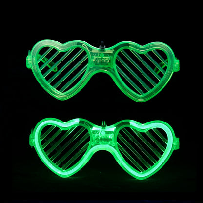 5/10/15/20/30 Pcs Led Neon Party Glasses Light Up Sunglasses Glow in the Dark Glasses for Kids Adults Party Supplies