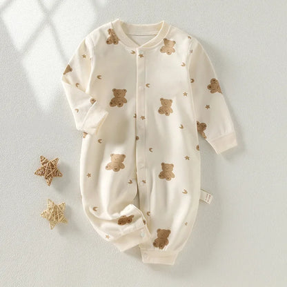 Autumn Baby Clothes Newbron Spring 100 Cotton Underwear Newborn Onesie