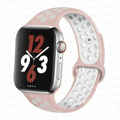 Silicone Sport Straps For Apple Watch 10 Band 45mm 44mm Ultra2 49mm 38/40mm 41mm 42 46mm Bracelet iWatch Series 8 7 6 4 5 3 9 SE