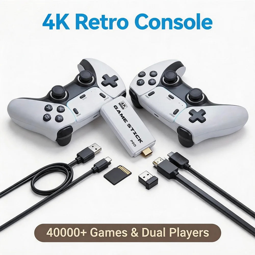 Two-Player Competitive Game Console TV 4K High-Definition Double-Player Retro Game Console PSP Game Controller
