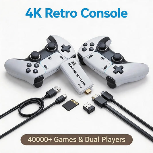 Two-Player Competitive Game Console TV 4K High-Definition Double-Player Retro Game Console PSP Game Controller