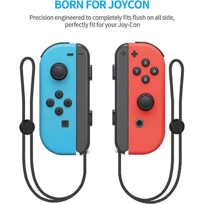 GAMINJA 2Pcs Gamepad Wrist Strap For Switch Joycon Replacement Joy Con Controller Wrist Strap Lanyard Built in aluminum alloy