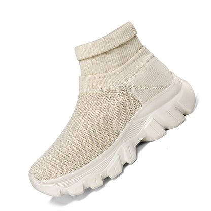 Women Shoes Men Brand Comfortable Sock Boots Non-slip Couple Ankle Boots Thick Soled Tenis Luxury Shoes Unisex Casual Sneakers