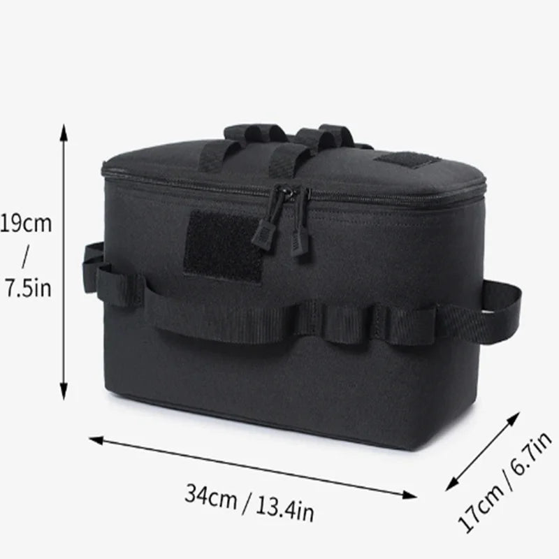 Outdoor Tactical Camping Picnic Foldable Portable Tool Storage Bag Camping Fishing Gear Organizer Bag