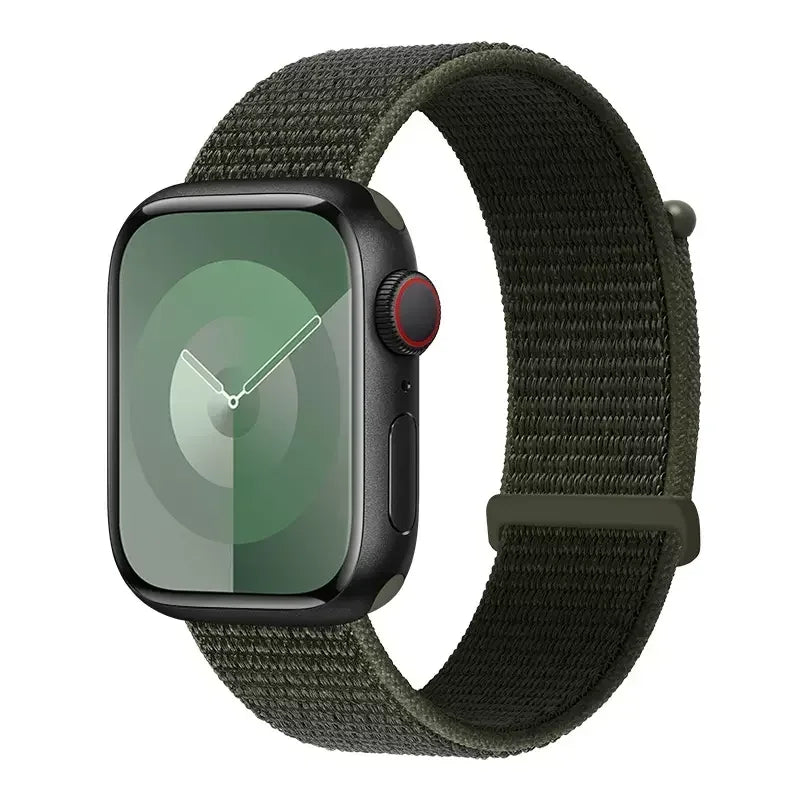 Nylon Loop Strap For Apple Watch 11 10 9 8 7 46mm 45mm 42mm 41mm Ultra 3 2 49mm Braided Bracelet iWatch 6 5 4 SE3 44mm 40mm Belt