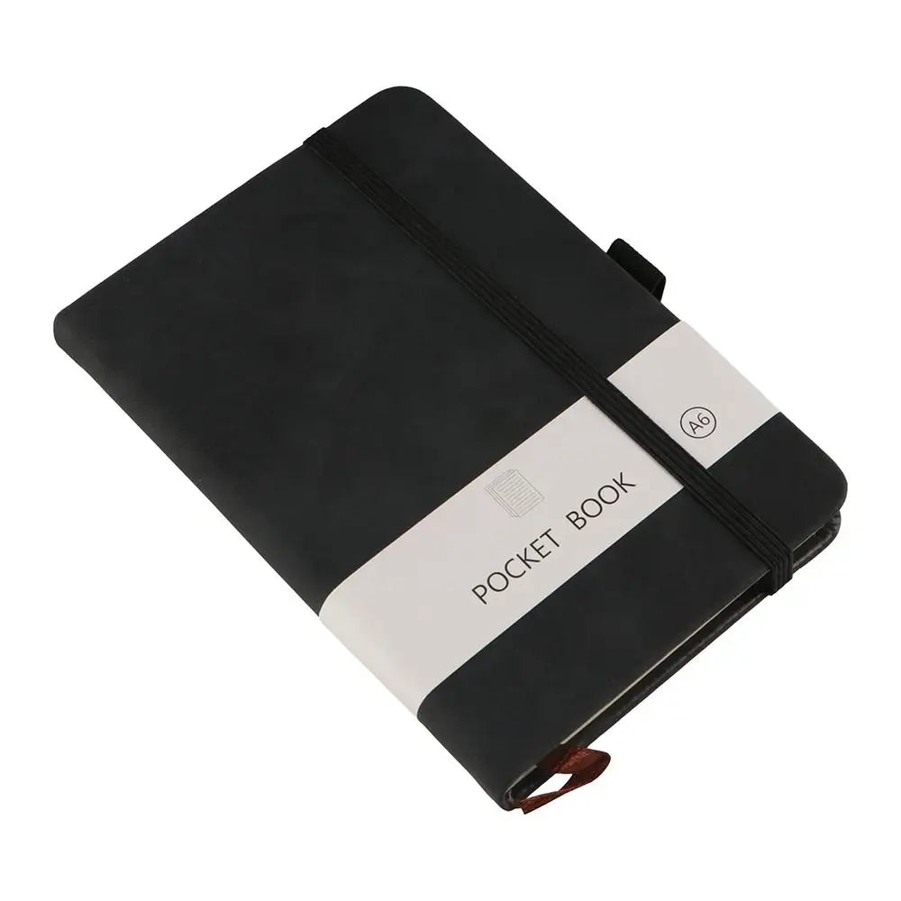 A6/A7 A6/A7 Pocket Notepad with Elastic Band 100 Sheets Portable Mini Notebook 5 Colors Anti Ink Leakage Agenda Organizer