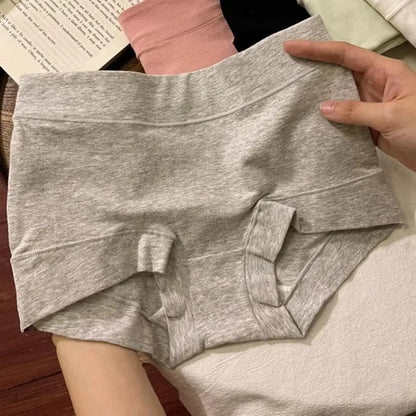 2026 Seamless Boxer Briefs Full Coverage Stretch Boyshort Panties Cotton Comfortable Women Underwear Daily Wear