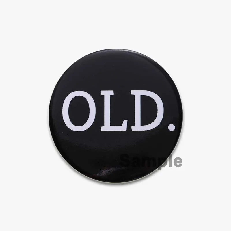 32/44/58mm Creative Round Animal Letter Pins Cartoon Character Funny