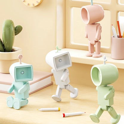 LED Night Lights Magnetic AG Battery Nights Lamp For Children Bedroom Bedside Desk Decorations Astronauts Mini Night Light