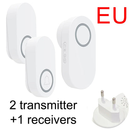 Self-Pow remote control doorbell AB door household waterproof long-distance intelligent electronic wireless doorbell