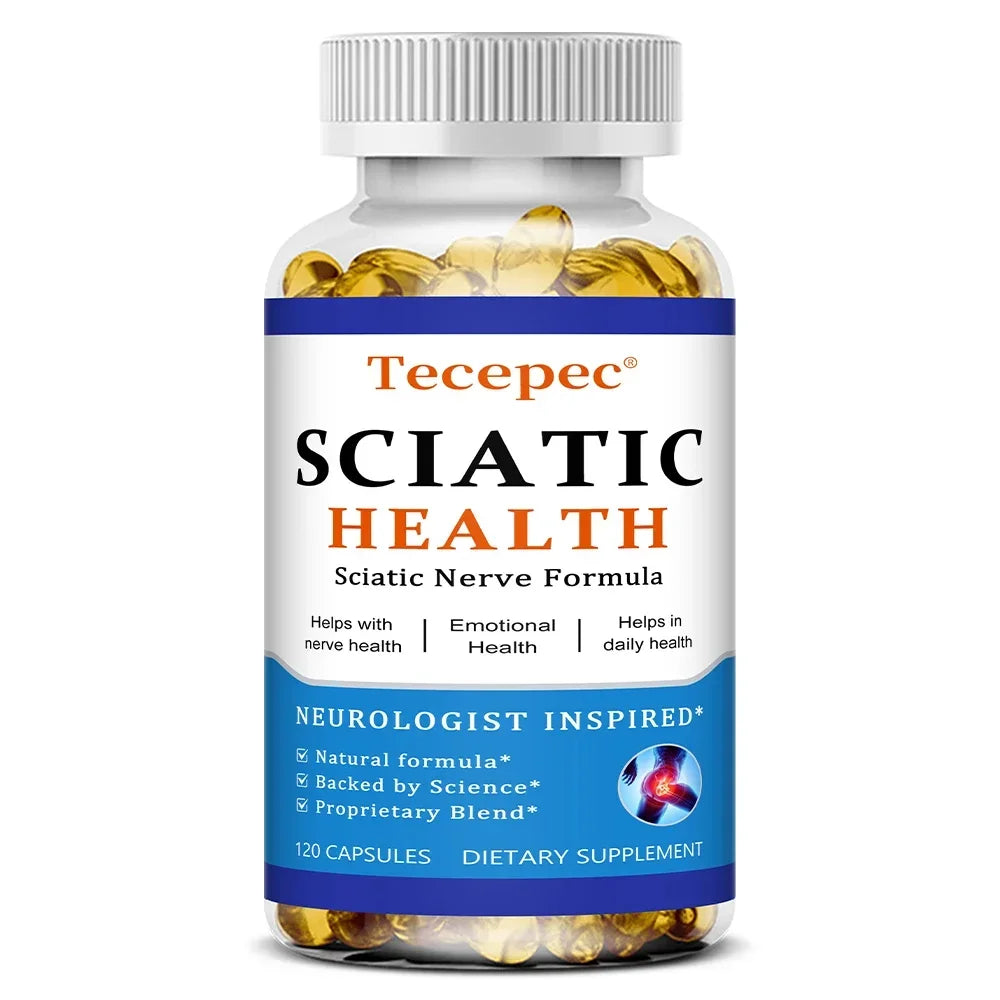 Relieve Sciatica Capsules - Relieve Pain, Improve Flexibility, Support Nerve and Joint Health, Relax Muscles