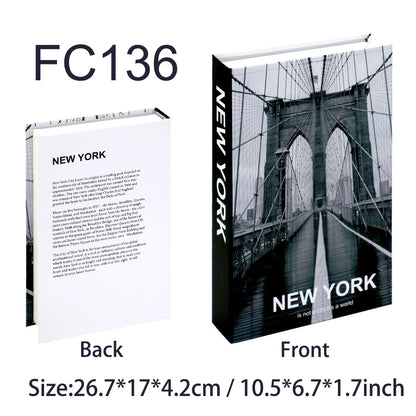 Luxury Fake Books Home Decoration Accessories for Living Room Fashion Fake Book Storage Box Simple Nordic Coffee Table Books