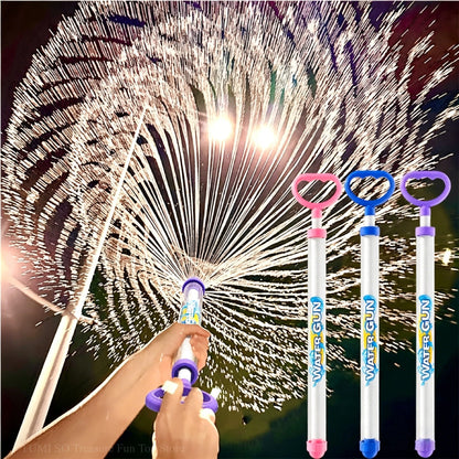 Pull-Type Water Gun, Clear Tube Squirt Shooter, Summer Water Toy for Beach, Pool, Drifting & Outdoor Party Activities
