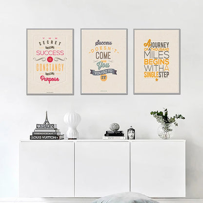 Motivational Posters Inspirational Quote In English Wall Art Decorative Painting Home Room Office Classroom Creative Decoration